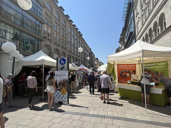 Sendlinger Straße beim Stadtgründungsfest 2022 am 19.06.2022(©Foto. Martin Schmitz)